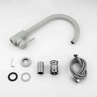 Смеситель для кухни Frap F40899-2 серый